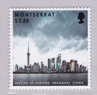 Montserrat Architektur Architecture Skyline Of Shanghai China MNH ** - Montserrat
