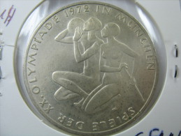 GERMANY 10 MARK OLYMPIADE 1972  KM 132 SILVER  COIN  LOT 32 NUM 3 - Gedenkmünzen