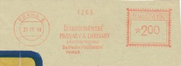 I6209 - Czechoslovakia (1949) Praha 6: Czechoslovakian Breweries And Distilleries; Nati. Enterprise; Central Directorate - Bières