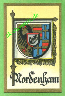 Alte Werbung Bild 26954 Nordenham / Niedersachsen 1936  Kosmos Städte - Fahnen Und Wappen - Nordenham