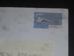 LETTRE ESPAGNE ESPANA AVEC YT DISTRIBUTEUR 12 - FLOBE TERRESTRE DANS ESPACE - - Cartas & Documentos