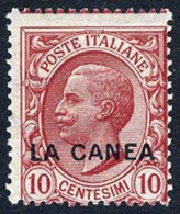 Italy Offices In Crete #6 Mint Hinged 10c Overprint From 1906 - Other & Unclassified