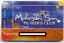 Mohegan Sun Casino, Wikes Barre, PA, U.S.A. Older Used Player´s Or Slot Card, Mohegansun-1 - Casino Cards