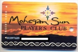 Mohegan Sun Casino, Wikes Barre, PA, U.S.A. Older Used Player´s Or Slot Card, Mohegansun-4 - Casino Cards