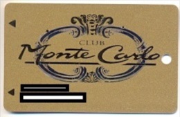 Monte Carlo Casino. Las Vegas, NV, U.S.A., Older Used Slot Card, Montecarlo-1a - Casino Cards