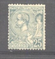 Monaco 1891 Albert I, 25C Green, Yv.16, Mi.16, MH AM.085 - Unused Stamps