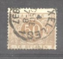 Belgium 1895 Porto, 50C, Mi.6, Used AM.105 - 1894-1896 Ausstellungen