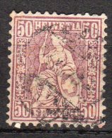 N° 48 - Oblitéré -Helvetia Assise   -  - SUISSE - Used Stamps