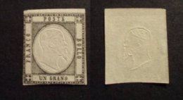 Italy 1861 King Viktor Emanuel II, 1 Grano, Mi.3, MNH AM.114 - Ungebraucht