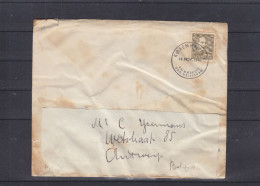 Danemark -lettre De 1946 ° - Oblitération Kjobenhavn - Expédié Vers La Belgique - Avec Vignette - Storia Postale