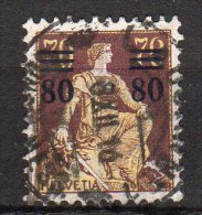 N° 148-  Oblitéré    -Helvetia Surchargée -   -  - SUISSE - Unused Stamps