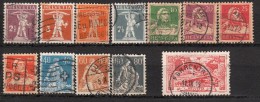 N° 157/167-  Oblitéré    -série    -  - SUISSE - Unused Stamps