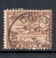 MALTA, Postmark COSPICUA On Q Victoria Stamp - Malta (...-1964)