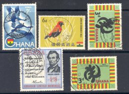 GOLD COAST/GHANA, Postmarks ANLOGA, APESOKUBI  VOLTA, ASHANTI, KOFORIDUA, ASAMANKESE - Goudkust (...-1957)