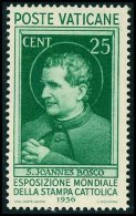 Vatican 1936 Catholic Press Exposition, 25C Green, Mi.53, MH AM.136 - Ongebruikt