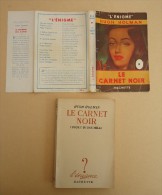 Editions Hachette  - Collection " L'Enigme" - Hugh Holman - Le Carnet Noir - 1948 - Hachette - Point D'Interrogation