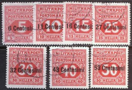 ITALIA - AUSTRIA - AUSTRIA Occupate -  SEGNATARRE  - Used - 1916 - Oostenrijkse Bezetting