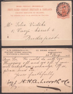 Great Britain 1898 Clear Postcard GB MANCHESTER To Budapest, Hungary D.037 - Covers & Documents