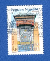 VARIÉTÉS FRANCE 2001  N° 3441 FONTAINE NEIJARINE MAROC 22.2.2002 OBLITÉRÉ YVERT TELLIER 0.60 € - Used Stamps