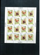 Kosovo 1999 Europa Cept Gezaehnt / Perforated Set Privatausgabe / Private Issue KB / Sheet Postfrisch / Unmounted Mint - 1999