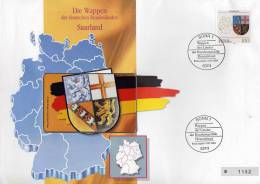 TK O 064/94 Wappen Natur-Park Im Saar-Land ** 25€ Auf Brief Deutschland With Stamp # 1712 Tele-card Wap Cover Of Germany - O-Series: Kundenserie Vom Sammlerservice Ausgeschlossen