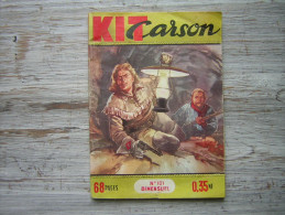 BD PETIT FORMAT   KIT CARSON  N° 101 68 PAGES    1960 - Kleinformat