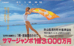 Télécarte Japon - Mode - Jolie Femme - SEXY BIKINI GIRL Japan Phonecard - Frau Telefonkarte - Erotique Erotic - 482 - Moda