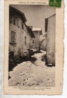 Delcampe - 01. Perouges. Sous La Neige. La Rue Des Rondes Et Le Quartier De La Porte D'en Bas - Pérouges