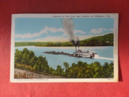 Commerce On Ohio River Near Pomeroy & Middleport Ohio  Ref  1387 - Other & Unclassified
