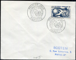 POLYNÉSIE - N° 12 ( DROIT DE L'HOMME ) / FDC DU 10/12/1958 - SUP - FDC