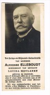 OOSTENDE , Doodsprentje Van Alphose ELLEBOUDT + 1948 - Godsdienst & Esoterisme