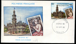 POLYNÉSIE - PA N° 155 ( SYDPEX 80 ) / FDC DU 29/9/1980 - SUP - FDC