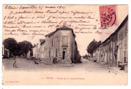 Etains - Entrée Par La Route De Verdun    - Scan Recto- Verso - Etain