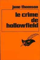 Le Crime De Hollowfield Par June Thomson (le Masque 1594) (ISBN 2702409857) - Le Masque