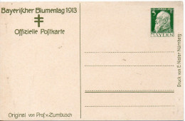 ALLEMAGNE BAVIERE ENTIER POSTAL  ILLUSTRE 1913 - Other & Unclassified