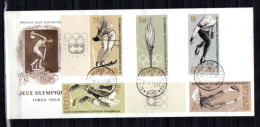 Burundi 1964, FDC, Olympiques à Innsbruck, 75 / 79 Non Dentelé, (très Rare) Cote 80 € Ø Patinage Ski - Winter 1964: Innsbruck