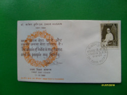 1969  First Day Cover Special Handstamp Dr.Zakir Husan 1897-1969 - Nuovi