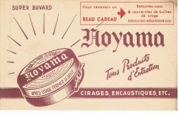 VIEUX PAPIERS-BUVARD-PUB-CHAUSSURES-CIRAGES ENCAUSTIQUES-HOYAMA- - Scarpe