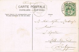 9539. Postal  Impresos GRAND St. BERNARD (valais) Suisse 1905 - Covers & Documents