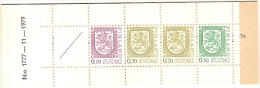 Finland ** & Carteira Brazões 1979 (790) - Markenheftchen