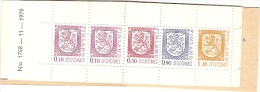 Finland ** & Carteira Brazões 1979 (883) - Carnets