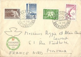 Lettre De Helsinki Pour La France - Ete 1952: Helsinki