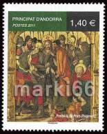 French Andorra - 2011 - Religious Art - Easter - Mint Stamp - Neufs