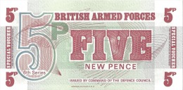 British Armed Forces - 5 New Pence (Special Voucher)  - Perfect Condition - Autres & Non Classés