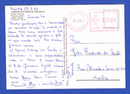 CARTE POSTALE -- CACHET - ZARCO . 9000 FUNCHAL - 29.3.88  .. 2 SCANS - Covers & Documents