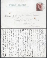 Great Britain 1937 Postal History Rare, Postcard To Netherland Haarlem D.099 - Material Postal