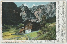 Loèche-les-Bains, Chalet, Oblitération Bilingue LEUK-BAD / LOECHE-BAINS 1902 - Loèche