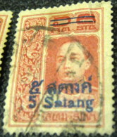 Thailand 1914 King Vajiravudh 6s Surcharged 6s - Used - Siam