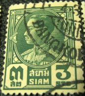 Thailand 1928 King Prajadhipok 3s - Used - Siam