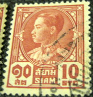 Thailand 1928 King Prajadhipok 10s - Used - Siam